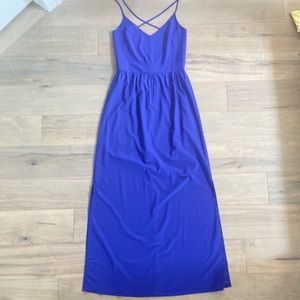 Tobi | Purple Open back Long Dress